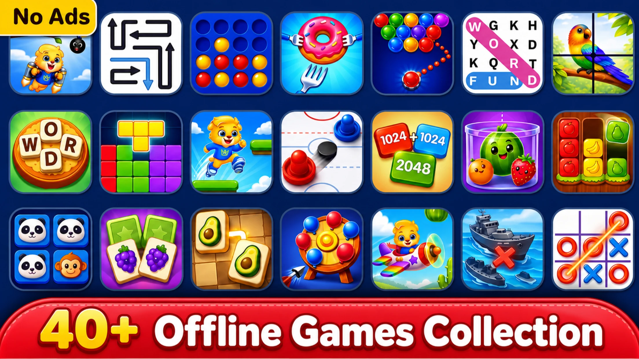 Offline Games & 2 Player Games screenshot